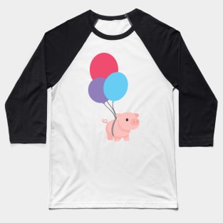 Flying Pig Baseball T-Shirt